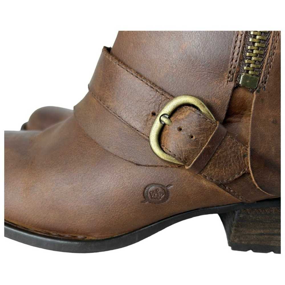 Børn BORN Goji Boot Summer Brown Saddle Leather S… - image 3
