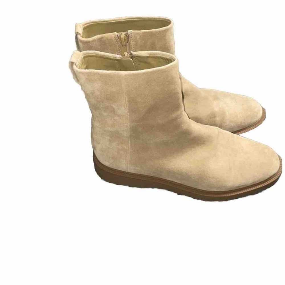 Vince Holland Suede   Camel Ankle Boots  Size 7 - image 1