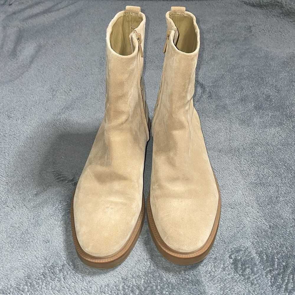 Vince Holland Suede   Camel Ankle Boots  Size 7 - image 5