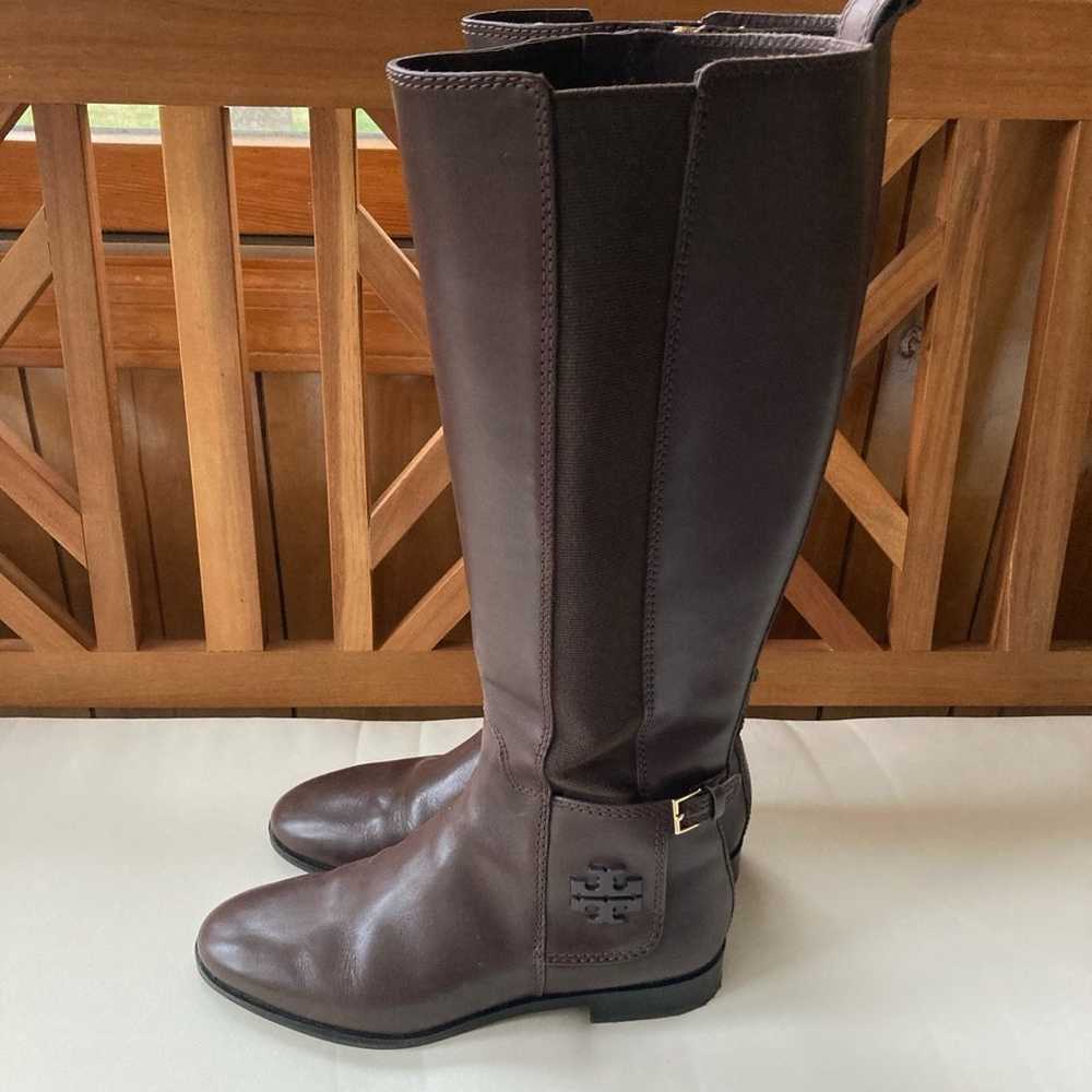 Tory Burch Leather Riding Boots - image 1