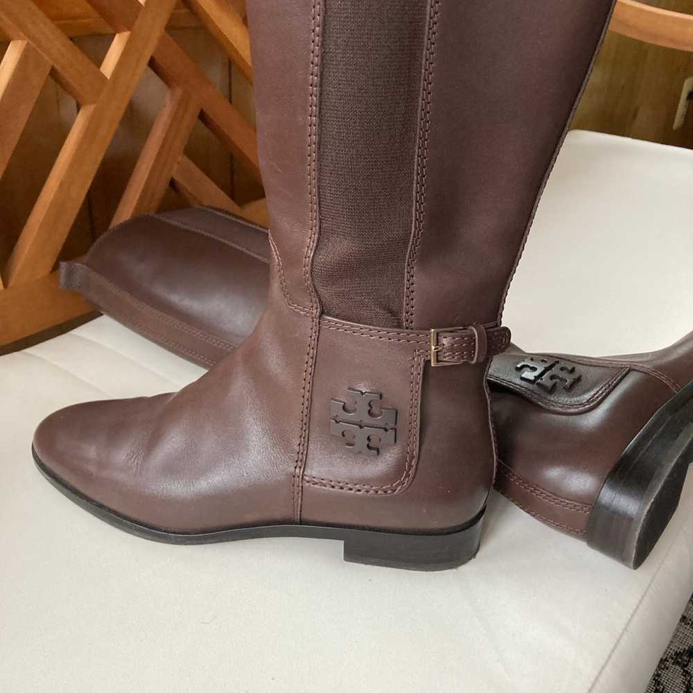 Tory Burch Leather Riding Boots - image 2