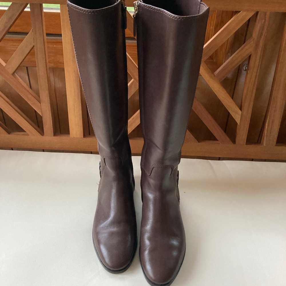 Tory Burch Leather Riding Boots - image 3