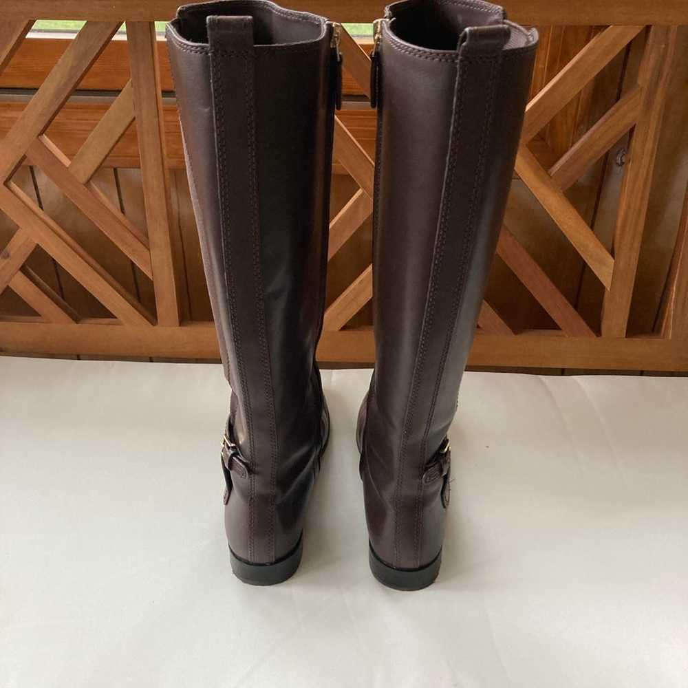 Tory Burch Leather Riding Boots - image 4