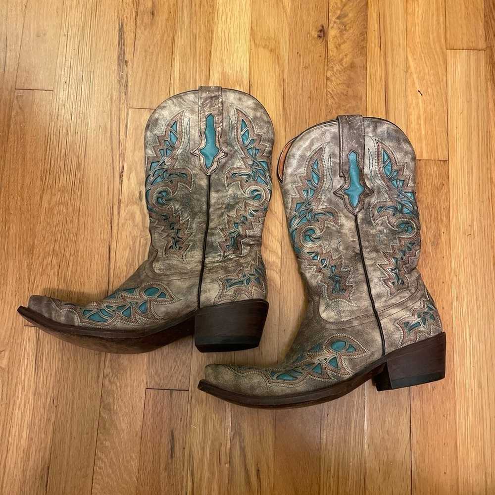 Lucchese 1883 Cowboy Boots size 7.5 - image 1