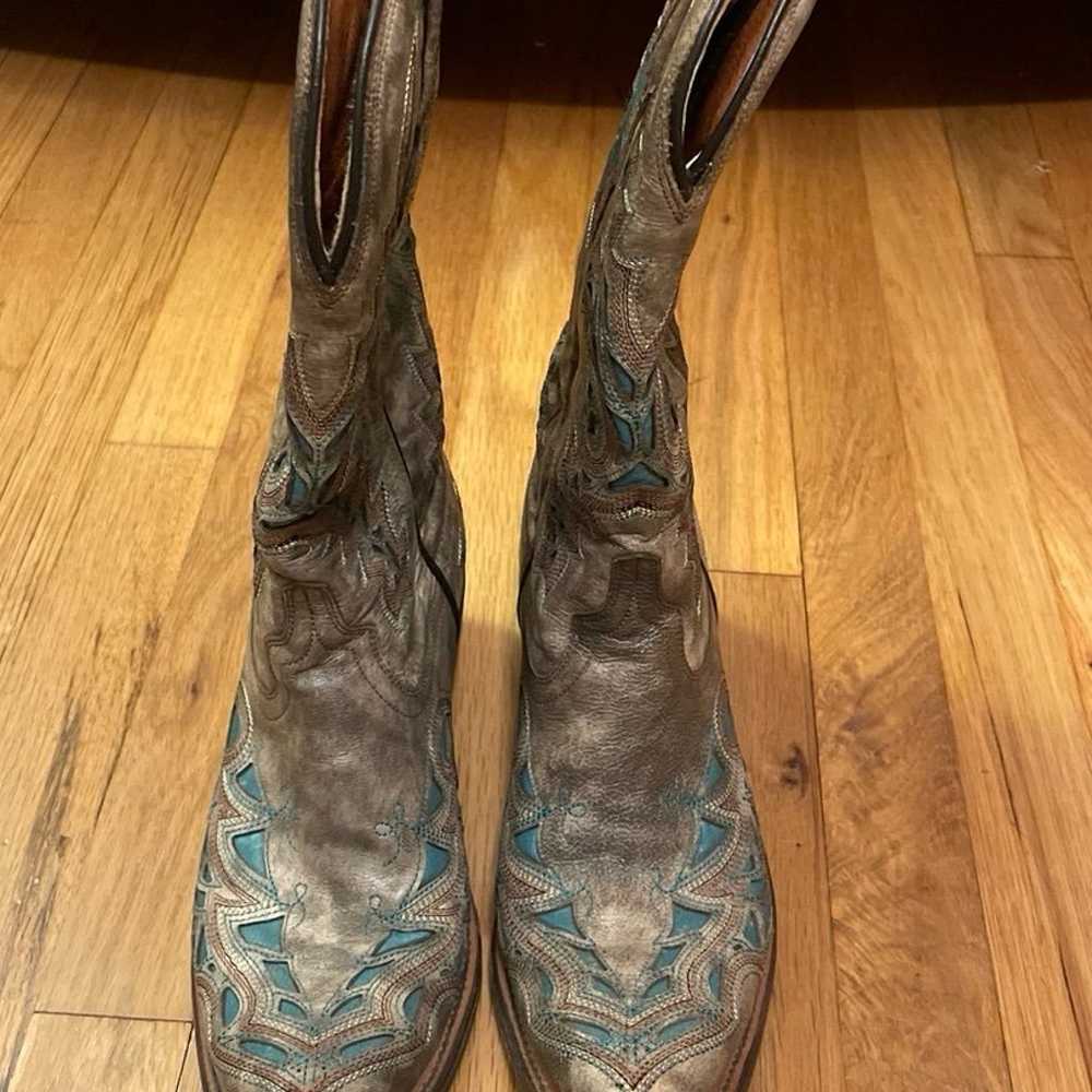 Lucchese 1883 Cowboy Boots size 7.5 - image 2