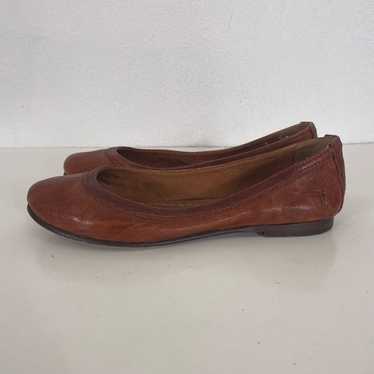 Frye Brown Leather Flats