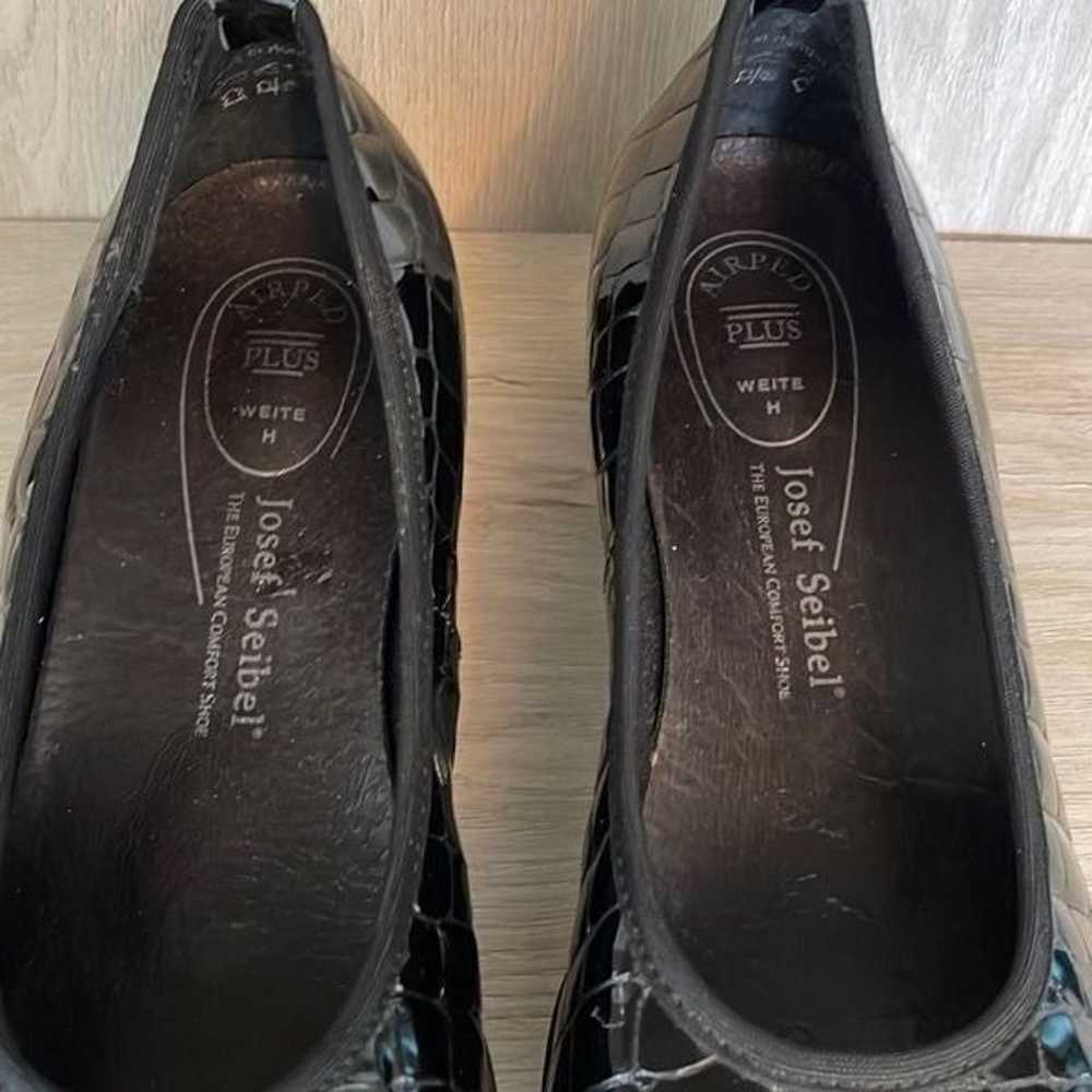 Josef Seibel Womens Wedge Shoes Slip On Crocs  Br… - image 3