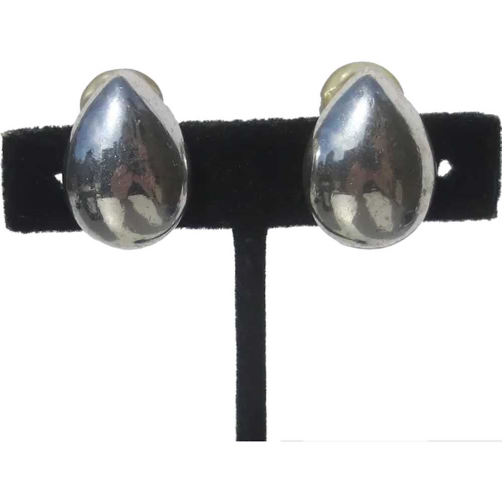 AGATHA France Clip-on Modernist Earrings 90s - image 1