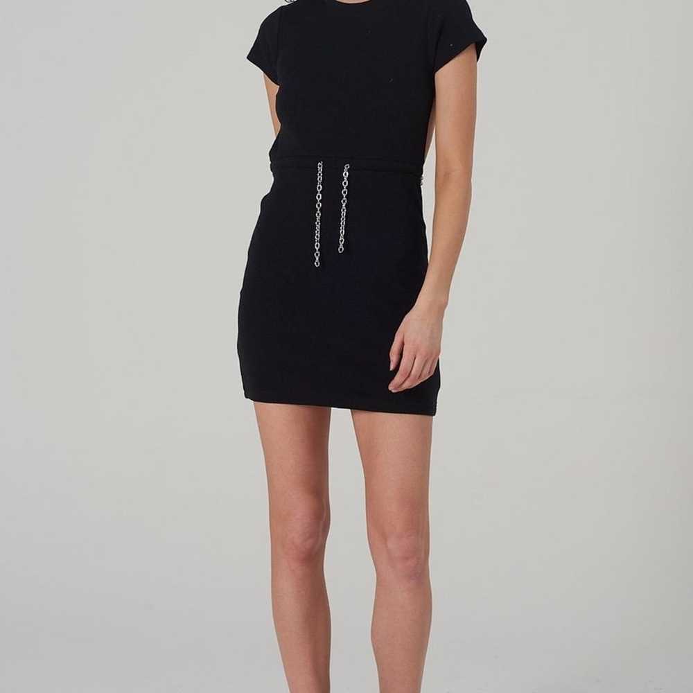 The Ragged Priest black test dress with chains si… - image 1