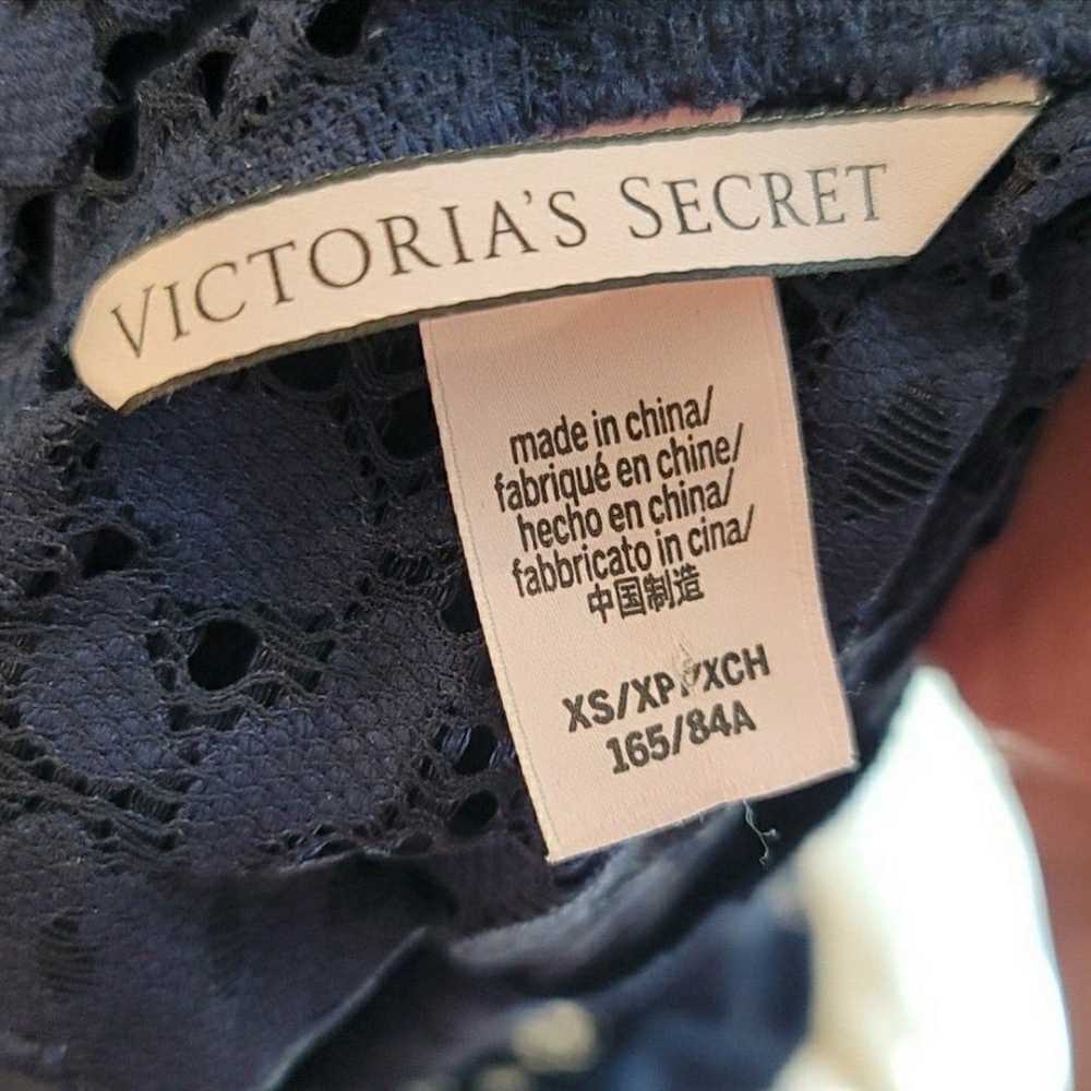 Victoria's Secret Navy Blue Lace Romper - Size XS - image 5