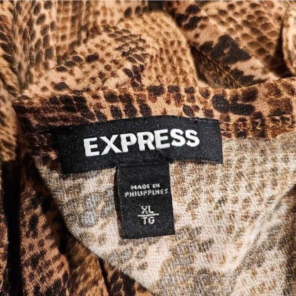 EXPRESS Snake Print Jumpsuit - Size XL - image 8