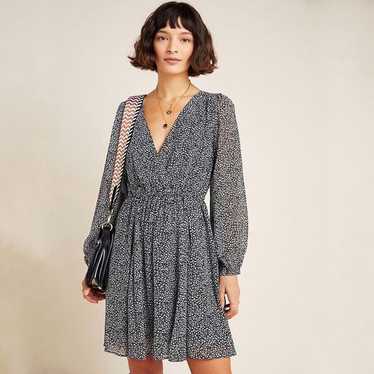 Maeve by Anthropologie Carolyn Dress Black White P