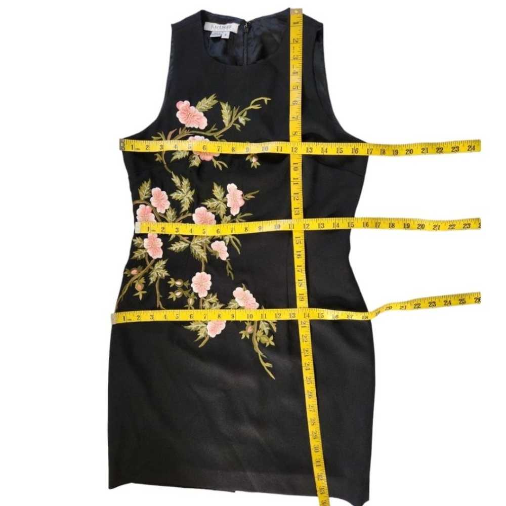 KAY UNGER Embroidered Floral Sheath Dress $279 - image 9