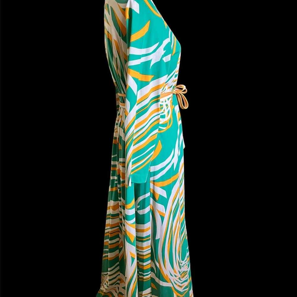 Original 1960’s Brigance Print Maxi Fashion Dress - image 3
