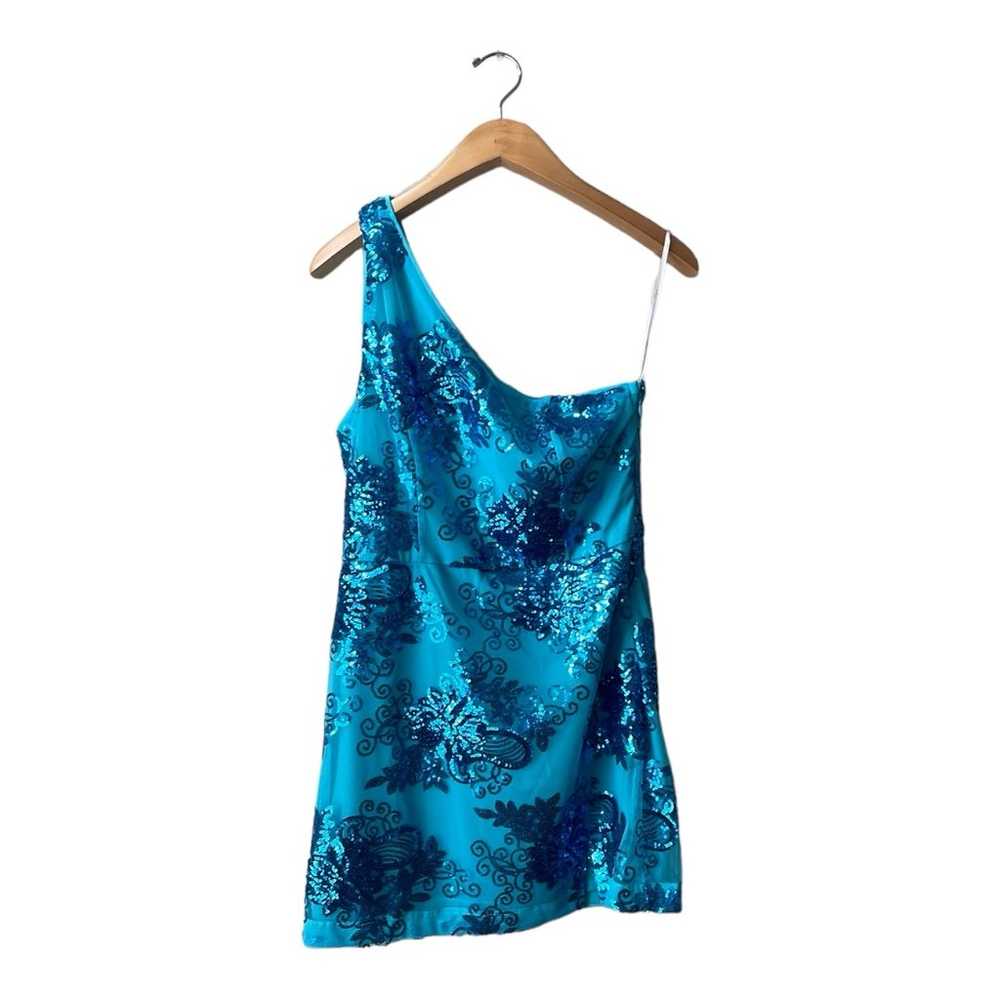 Lulus Sensationally Luxe Light Blue Sequin One-Sh… - image 2