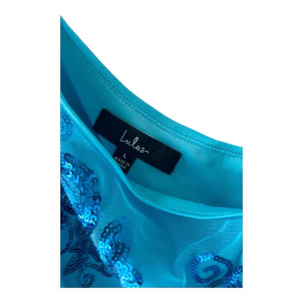 Lulus Sensationally Luxe Light Blue Sequin One-Sh… - image 4