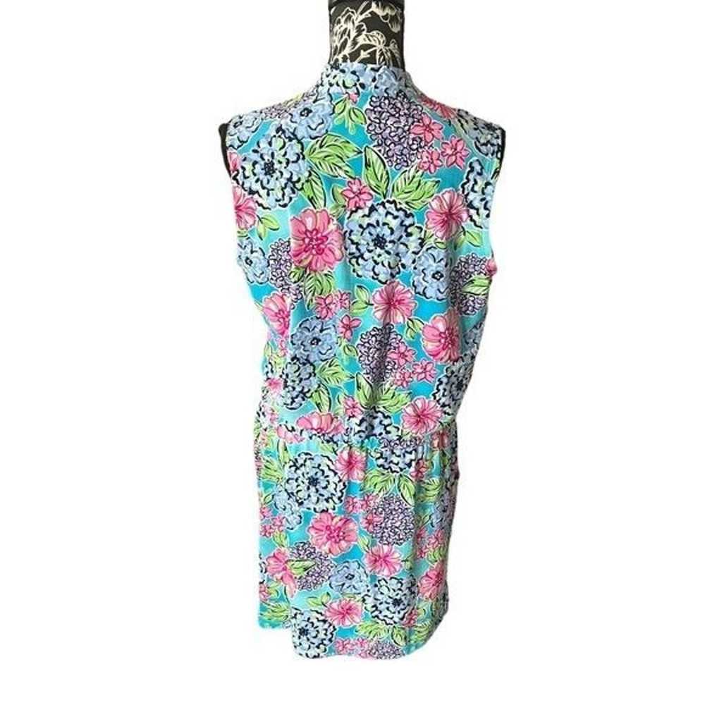 Ibkul Floral Dress Golf Mockneck Active Size Medi… - image 3