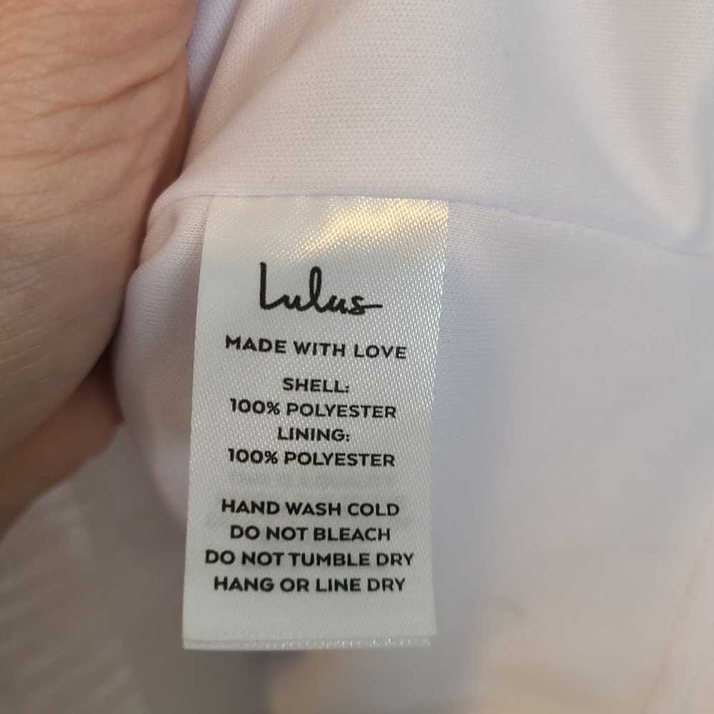Lulus Dress Tulle Dress Women M White Dramatic Ar… - image 8