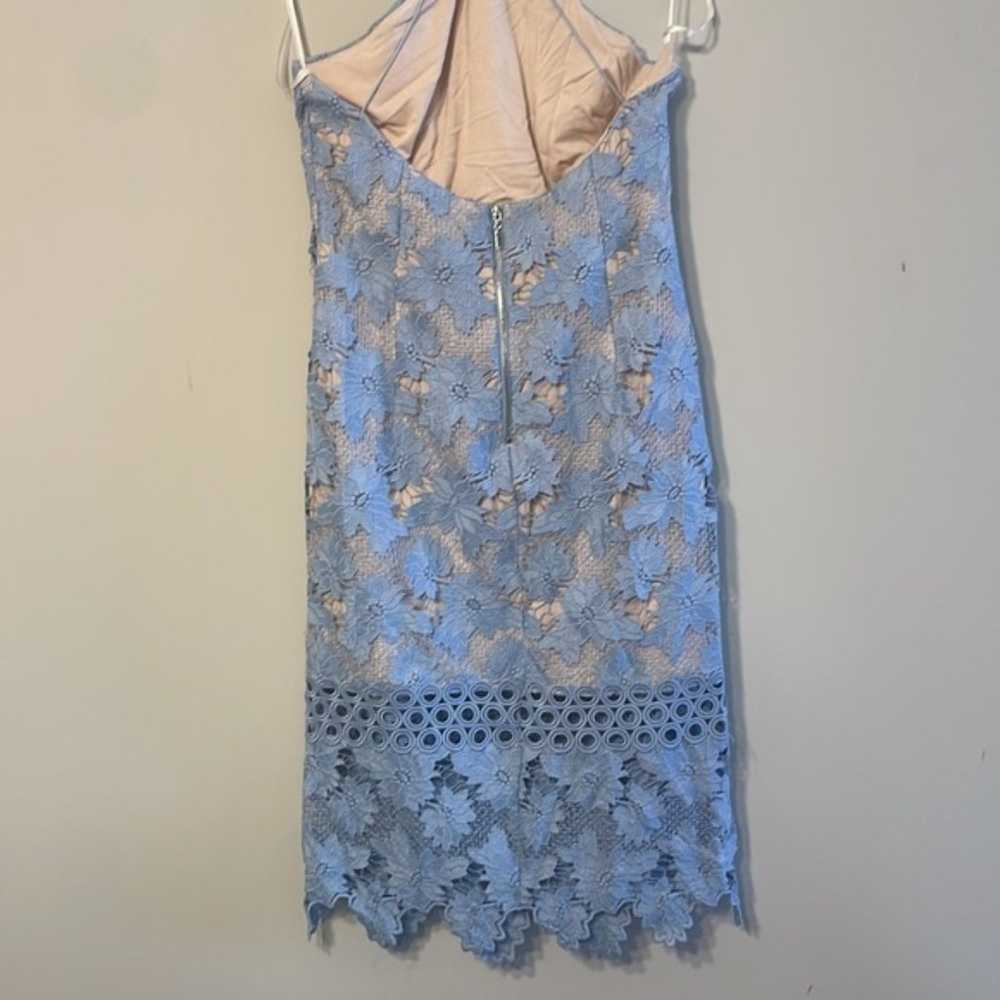 Gianni Bini Blue Lace Dress 6 - image 6