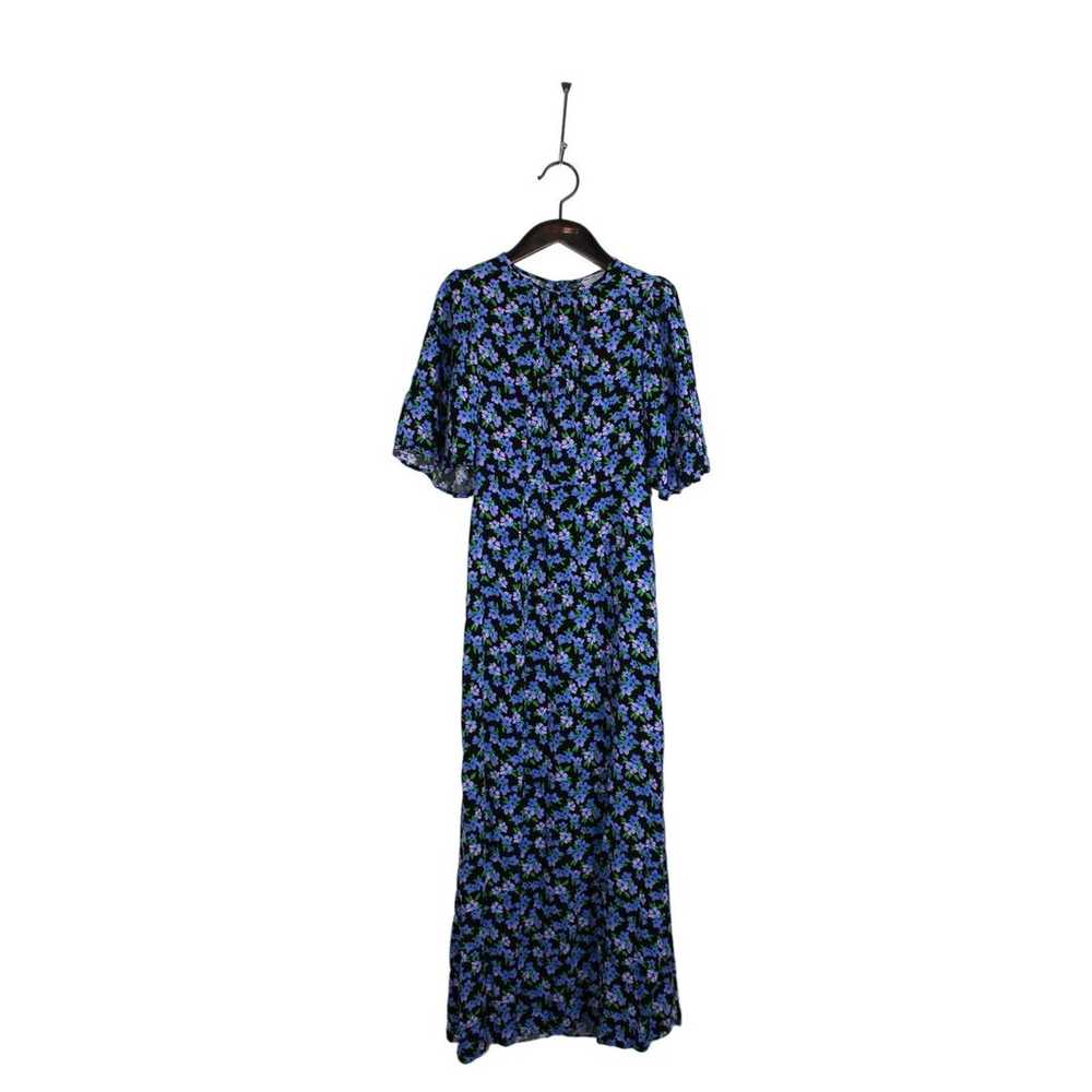 ASOS Design Floral Blue Maxi Dress Size 0 - image 1