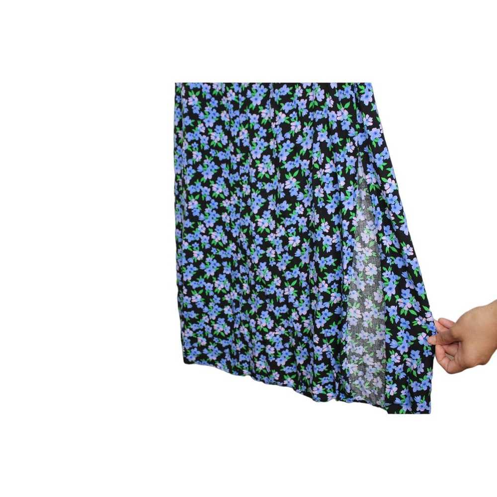 ASOS Design Floral Blue Maxi Dress Size 0 - image 6