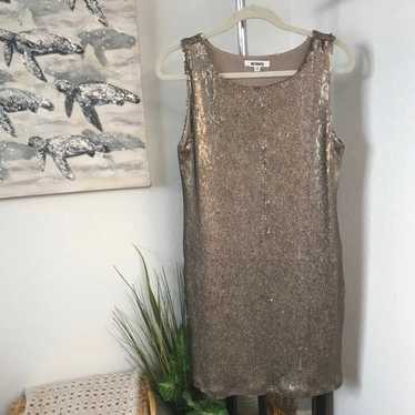 BB Dakota Penley Gold Sequin Dress