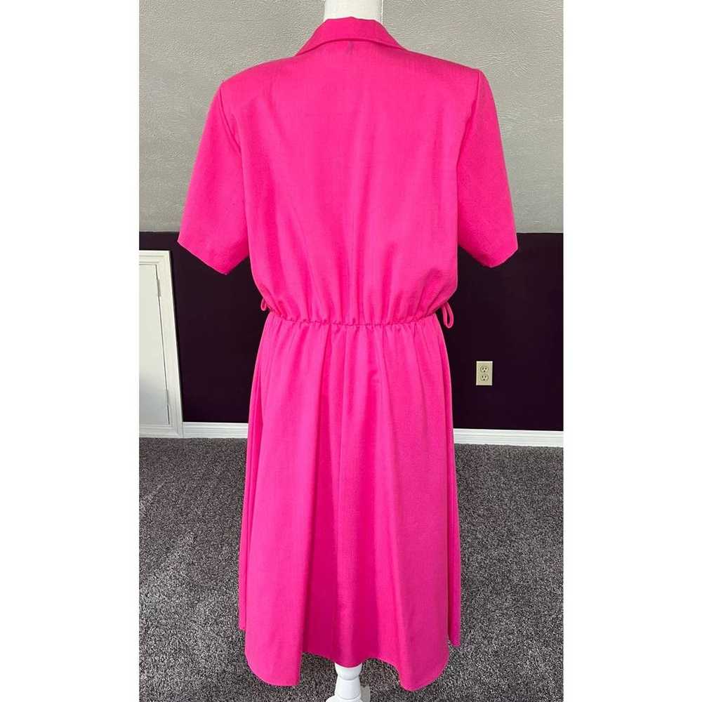 Breli Originals Bright Pink Collared Dress USA Un… - image 2