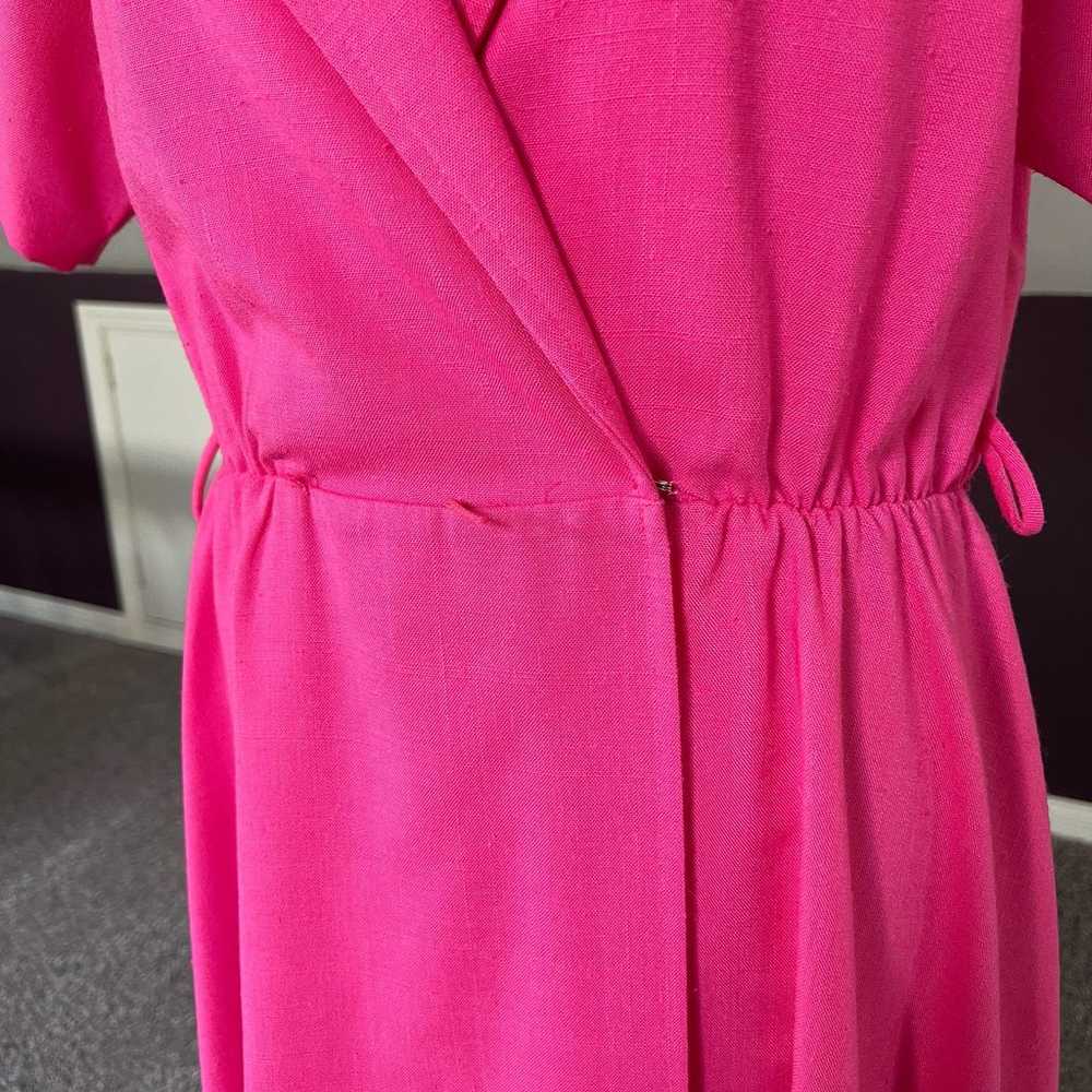 Breli Originals Bright Pink Collared Dress USA Un… - image 5