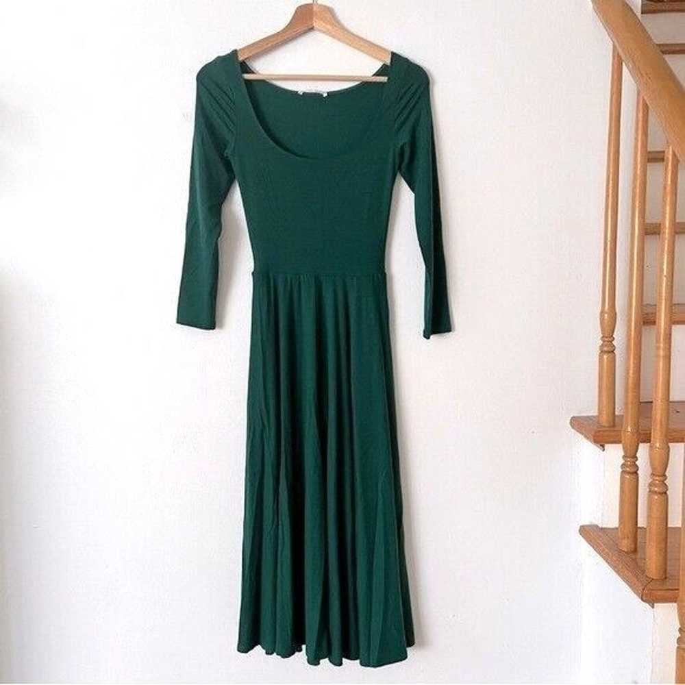 Reformation Lou Midi Dress Emerald Green Women’s … - image 1