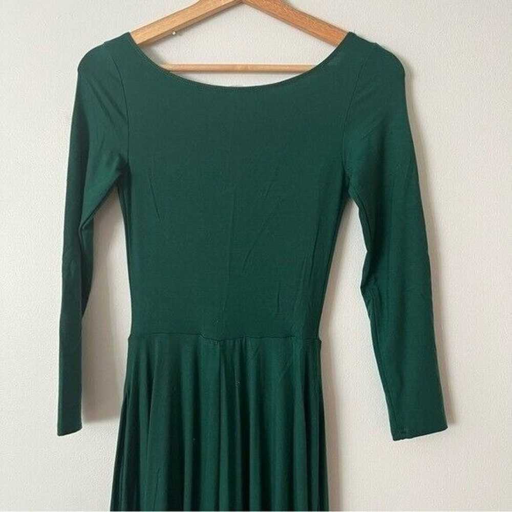 Reformation Lou Midi Dress Emerald Green Women’s … - image 8