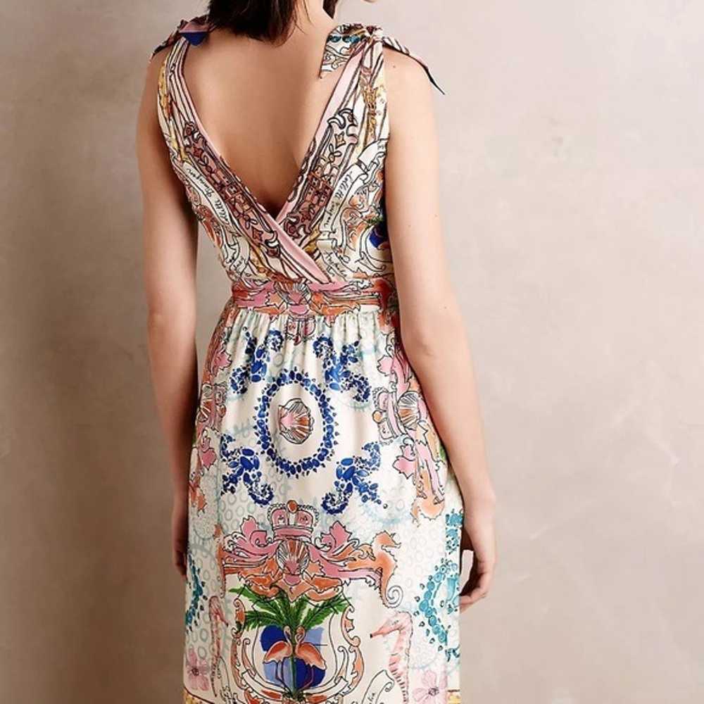 Anthropologie Tied Acionna Silk Dress by Collette… - image 2
