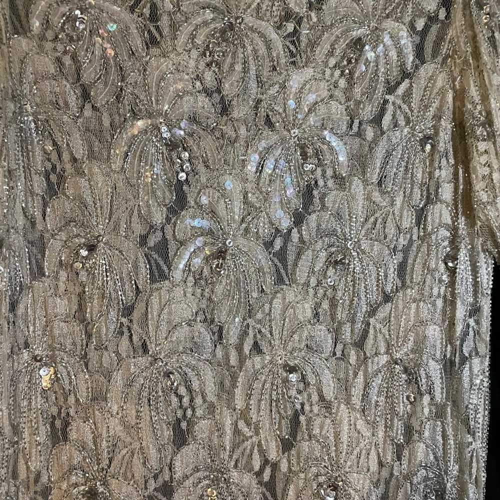Vintage Gem-Dripping Elegant Gown for Wedding or … - image 4