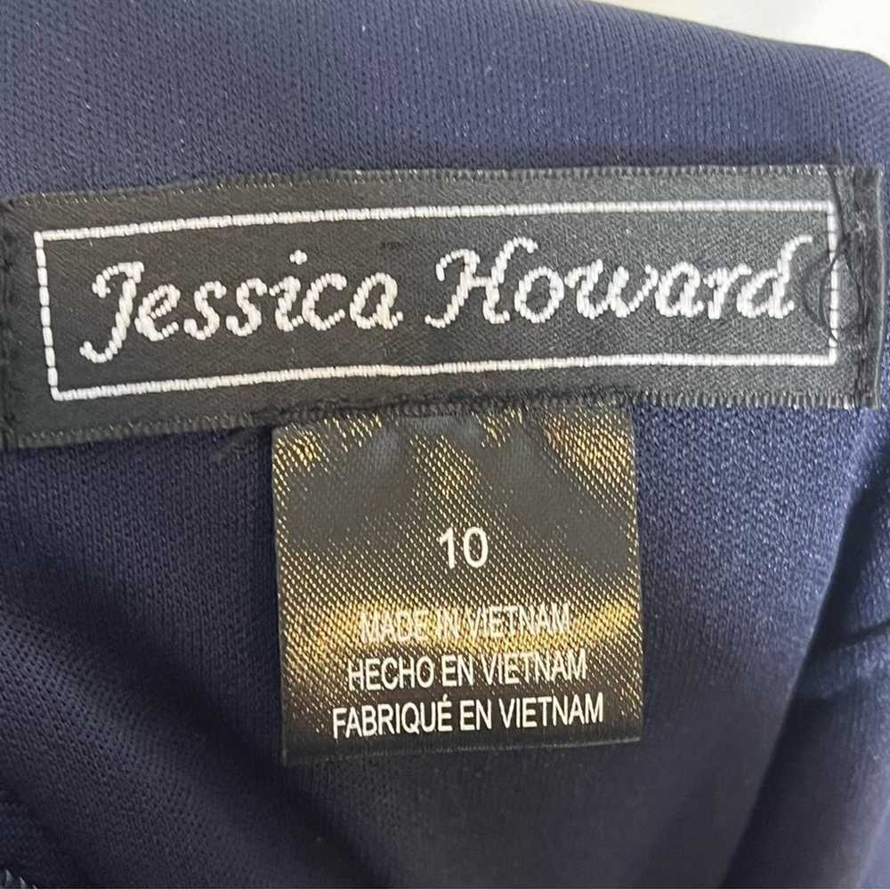 JESSICA HOWARD Sequin Top Navy Peplum Evening For… - image 7