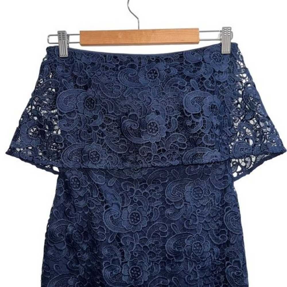 LIKELY Driggs Midi Dress In Navy Lace SIZE 2 - image 3