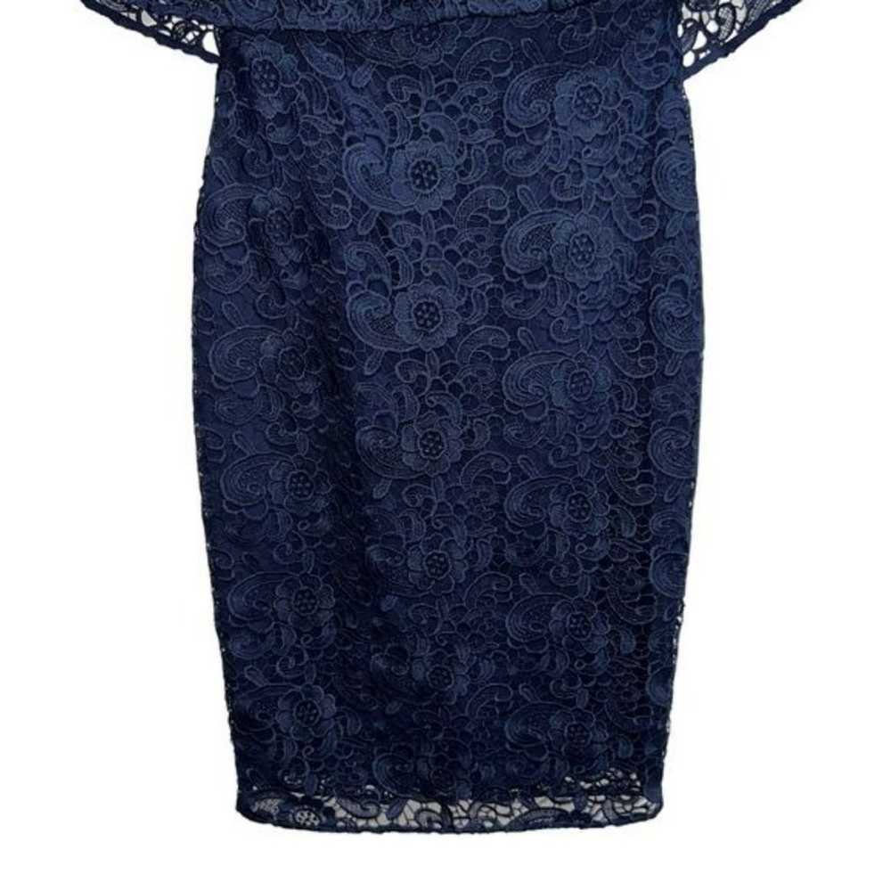 LIKELY Driggs Midi Dress In Navy Lace SIZE 2 - image 4