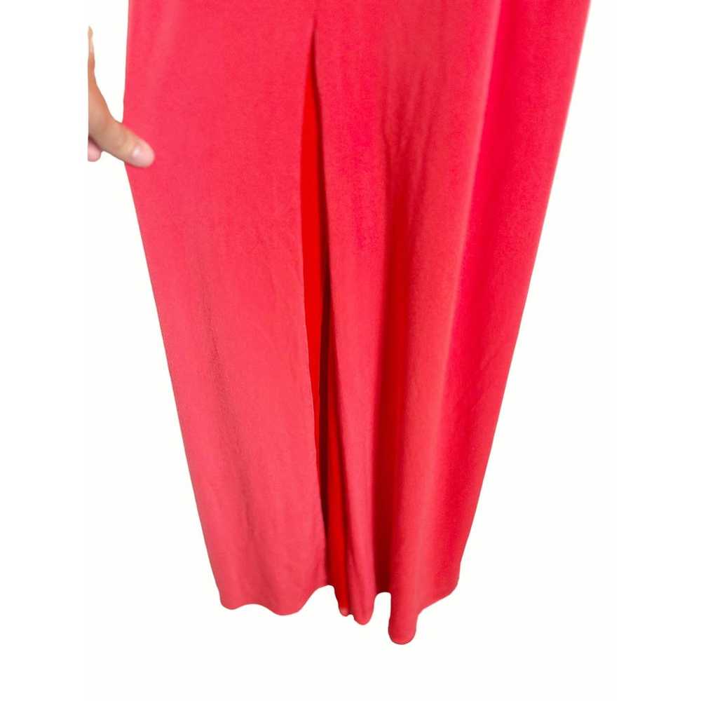 H by Halston Red Cutout Maxi Dress Size 2 - image 3
