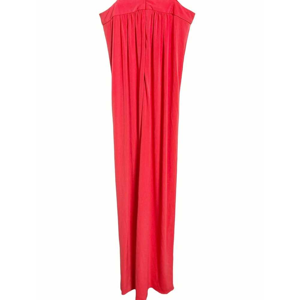H by Halston Red Cutout Maxi Dress Size 2 - image 4