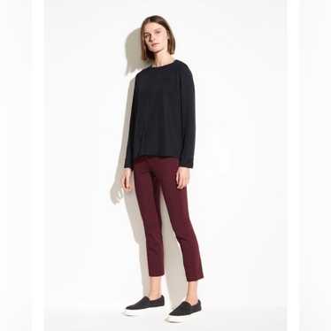 Vince Vince Slim Fit Cropped Knit Stretch Pant