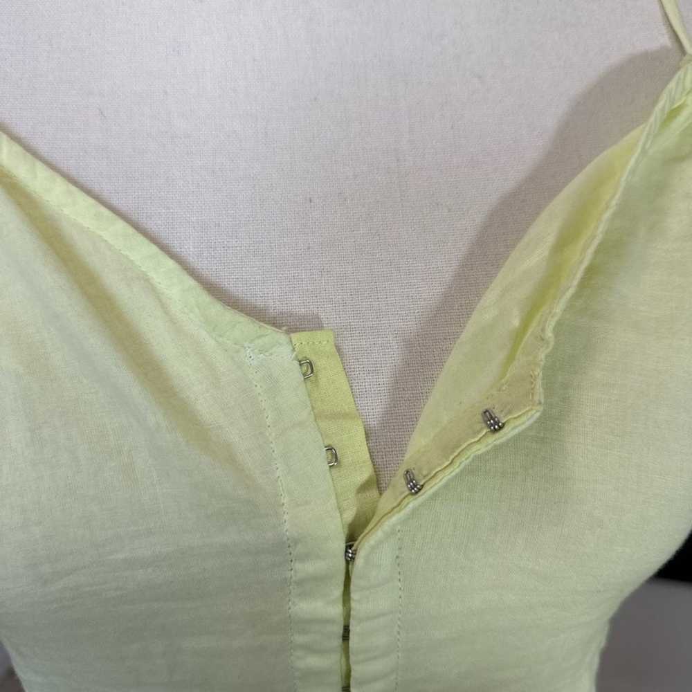 NWOT Free People Heating Up Maxi Slip in Lime - image 7
