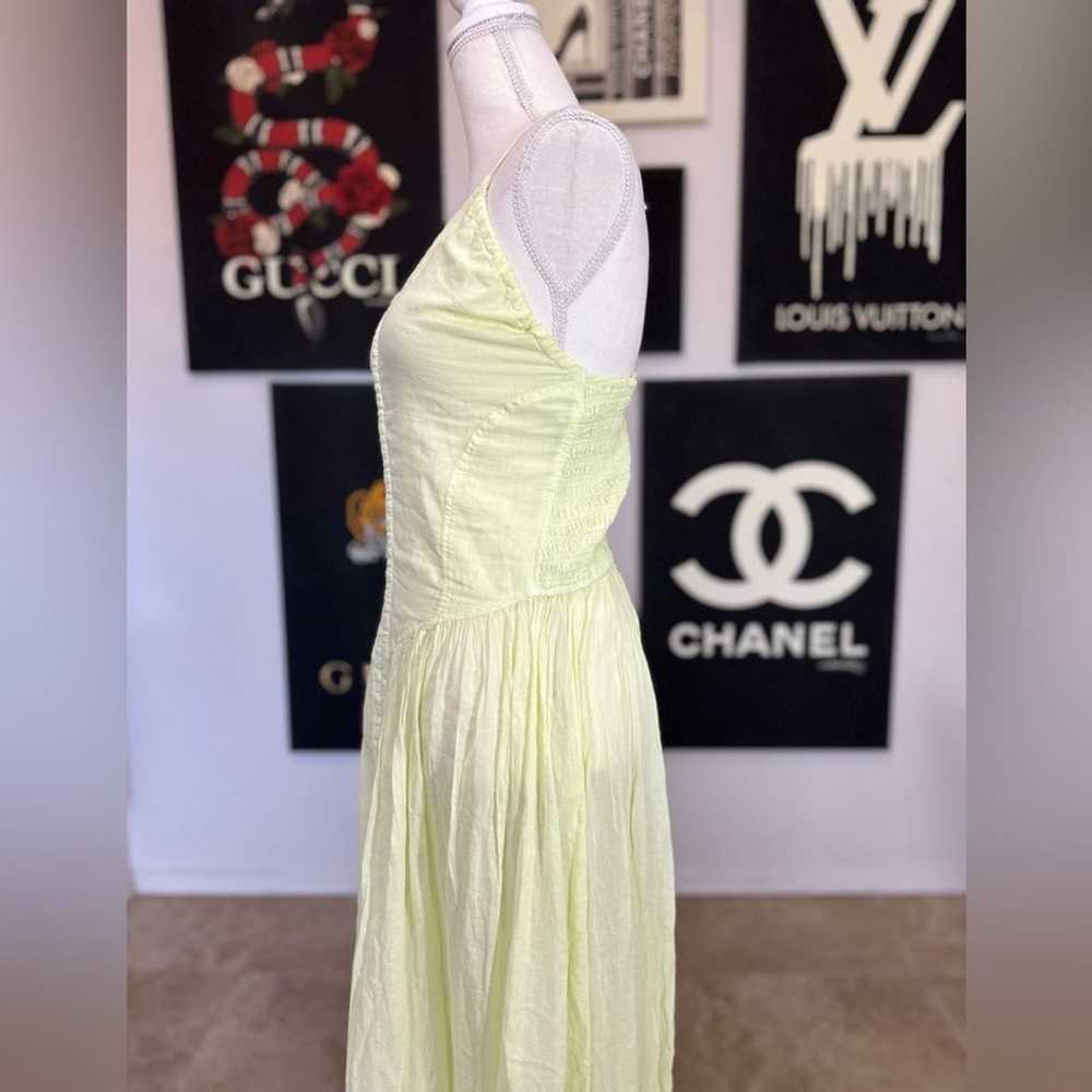 NWOT Free People Heating Up Maxi Slip in Lime - image 8