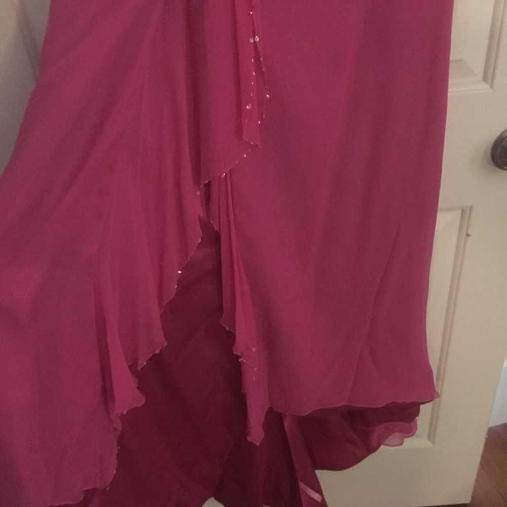 Maggie sottero hot pink floor length formal dress… - image 8