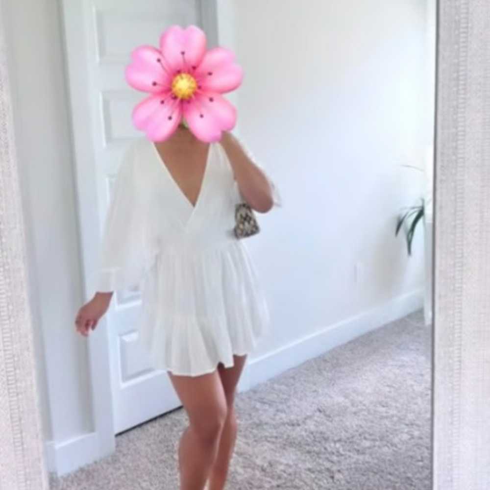 White mini dress - image 2