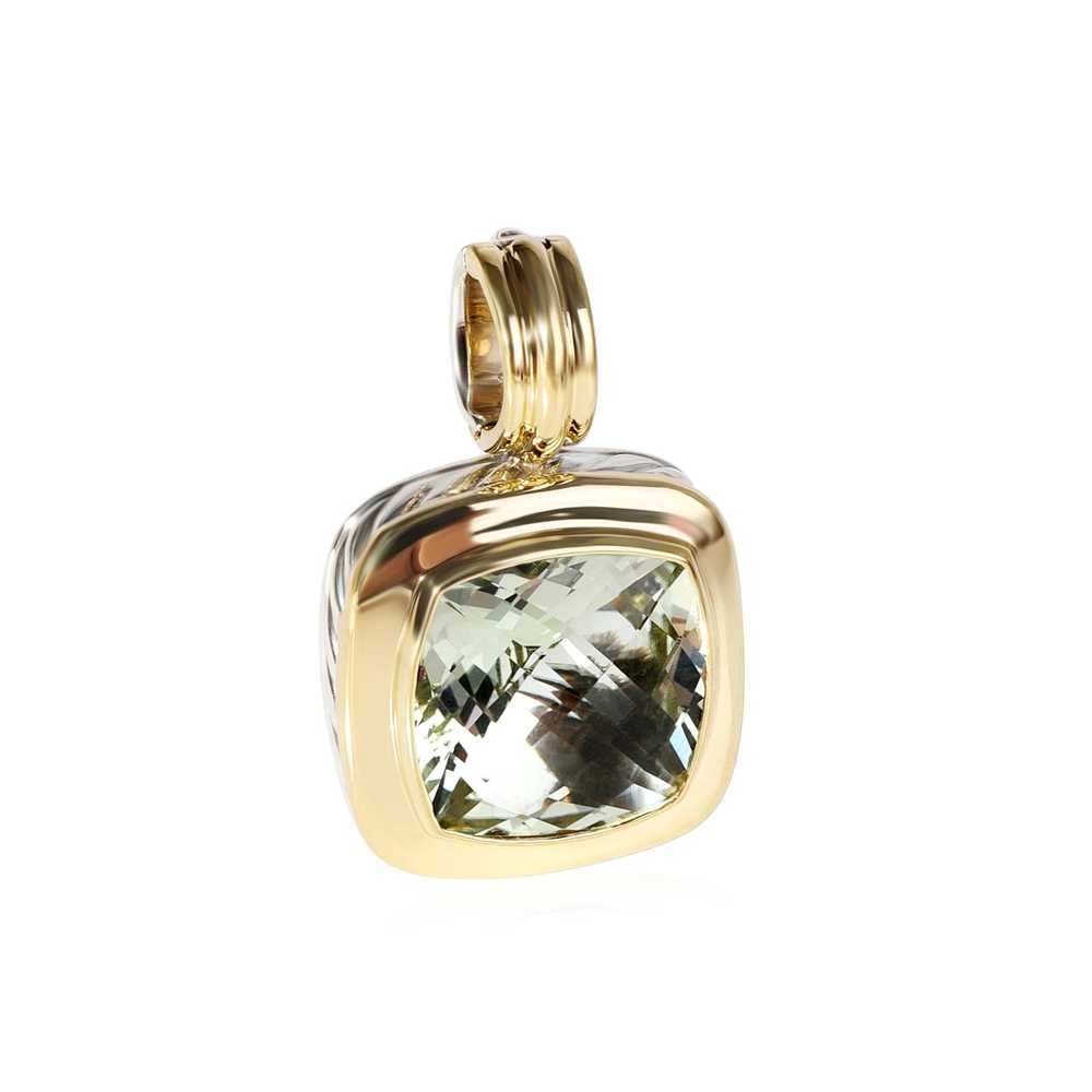 David Yurman David Yurman Albion Prasiolite Penda… - image 1