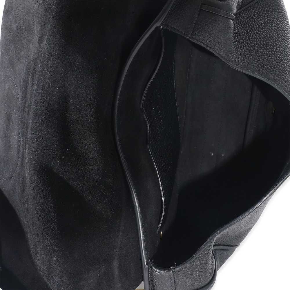 Dior Christian Dior Black Grained Calfskin Large … - image 8