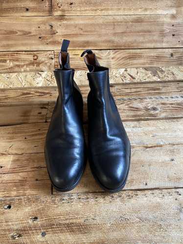 Carmina Carmina chelsea black leather boots uk sz… - image 1