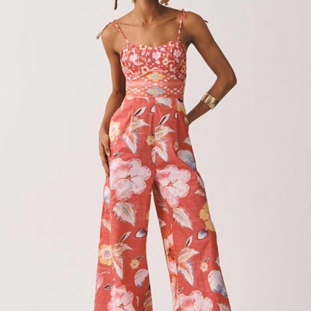Anthropologie Ranna Gill Printed Jumpsuit XS - image 1