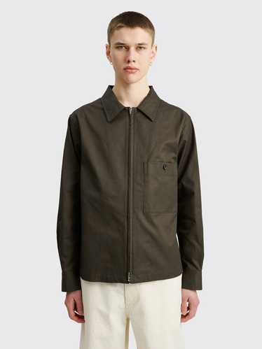 Margaret Howell ZIP THROUGH SHIRT DRY COMPACT COTT