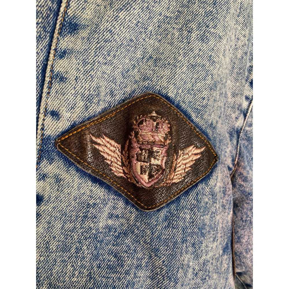 Other Vintage Denim Jacket Trim Retro Men's L Cla… - image 11