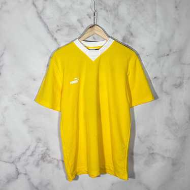 Made In Usa × Puma × Vintage Yellow Soccer Jersey