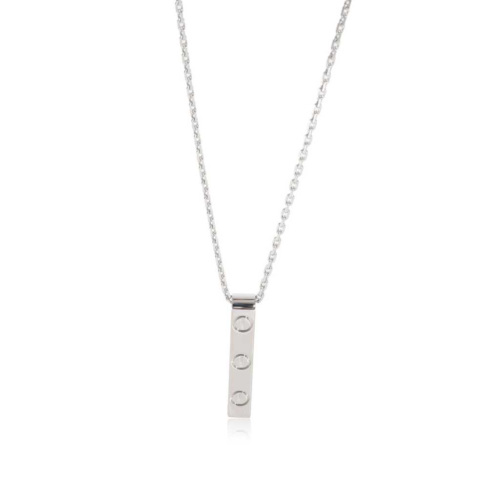 Cartier Cartier Love Bar Pendant in 18K White Gold - image 1